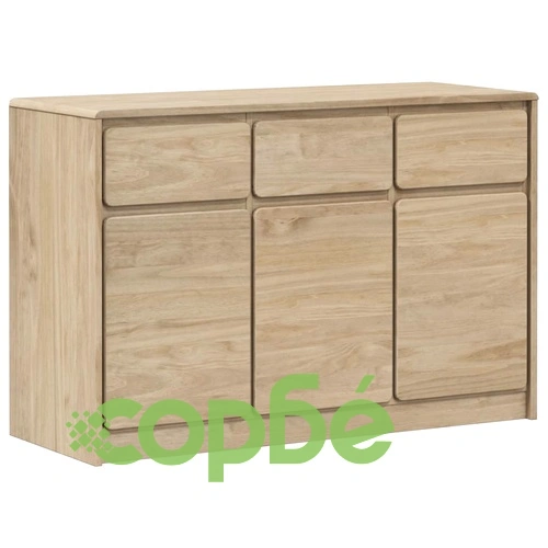 Бюфет SAUDA, дъб, 114x43x75,5 см, борово дърво масив ➤ топ цена ➤ sorbe.bg