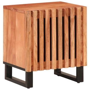 Нощно шкафче 40x34x46 см масивна акация