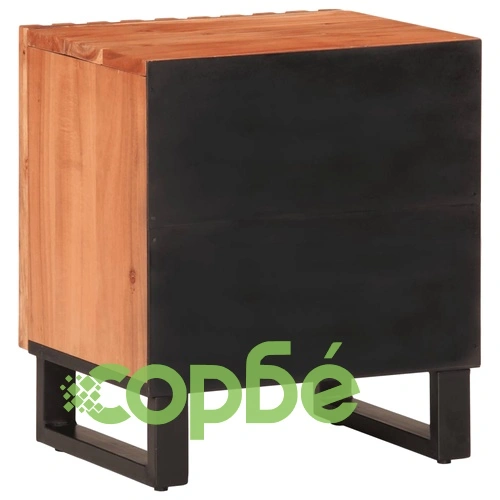 Нощно шкафче 40x34x46 см масивна акация ➤ топ цена ➤ sorbe.bg