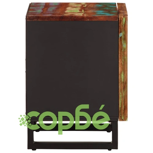 Нощно шкафче 40x34x46 см регенерирано дърво масив ➤ топ цена ➤ sorbe.bg