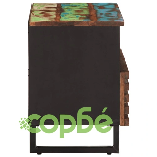 ТВ шкаф, 70x34x46 см, акациево дърво масив ➤ топ цена ➤ sorbe.bg
