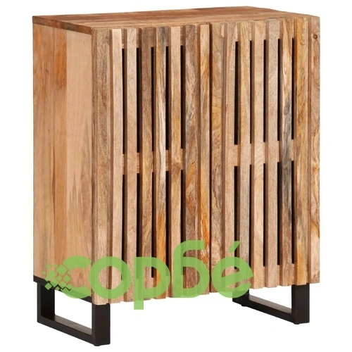 Бюфет, 60x34x75 см, грубо мангово дърво масив ➤ топ цена ➤ sorbe.bg