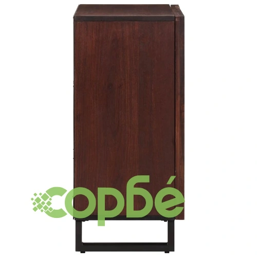 Бюфет, кафяв, 60x34x75 см, мангово дърво масив ➤ топ цена ➤ sorbe.bg