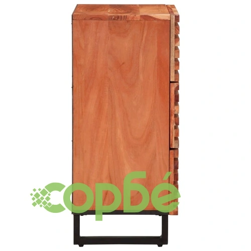 Бюфет, 60x34x75 см, акациево дърво масив ➤ топ цена ➤ sorbe.bg