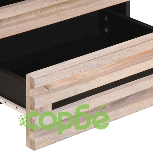 Нощно шкафче 50x34x62 см мангово дърво масив ➤ топ цена ➤ sorbe.bg