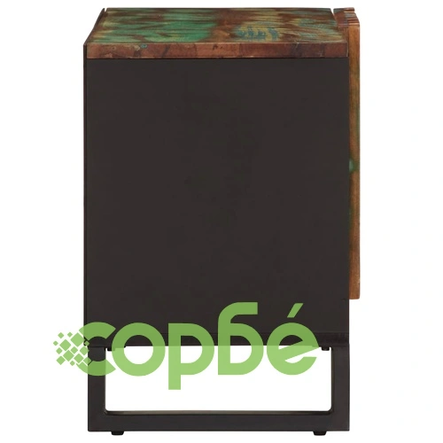 ТВ шкаф, 80x34x46 см, акациево дърво масив ➤ топ цена ➤ sorbe.bg