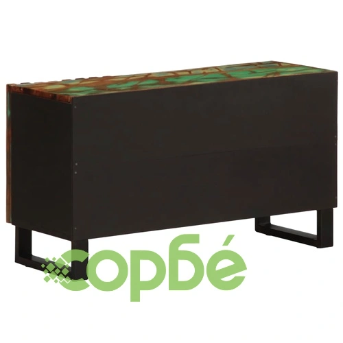 ТВ шкаф, 80x34x46 см, акациево дърво масив ➤ топ цена ➤ sorbe.bg