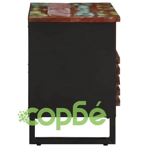 ТВ шкаф, 80x34x46 см, акациево дърво масив ➤ топ цена ➤ sorbe.bg