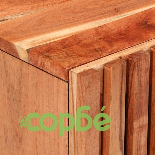 Стенен шкаф за баня 38x34x48 см акация масив ➤ топ цена ➤ sorbe.bg