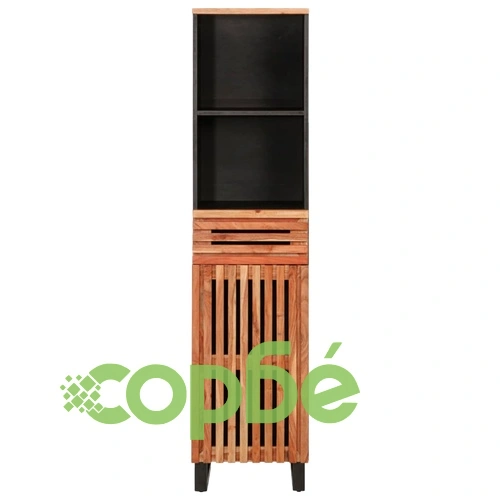 Бюфет, 38x34x160 см, акациево дърво масив ➤ топ цена ➤ sorbe.bg