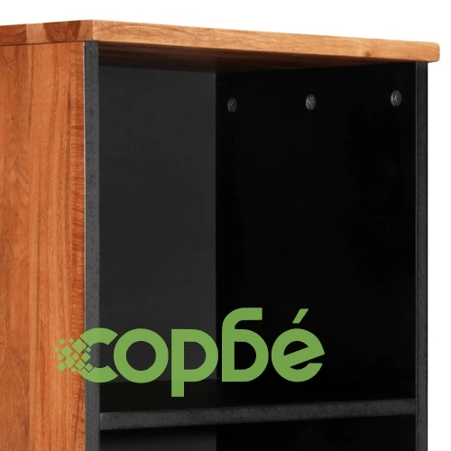 Бюфет, 38x34x160 см, акациево дърво масив ➤ топ цена ➤ sorbe.bg