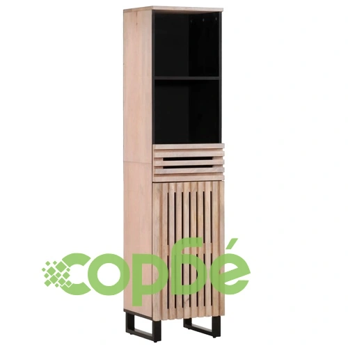 Бюфет, 38x34x160 см, мангово дърво масив ➤ топ цена ➤ sorbe.bg