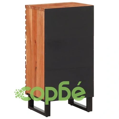 Бюфет, 40x34x75 см, акациево дърво масив ➤ топ цена ➤ sorbe.bg