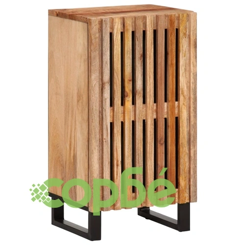 Бюфет, 40x34x75 см, грубо мангово дърво масив ➤ топ цена ➤ sorbe.bg