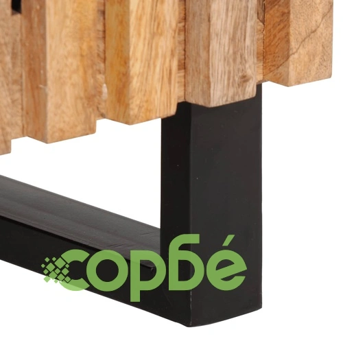 Бюфет, 40x34x75 см, грубо мангово дърво масив ➤ топ цена ➤ sorbe.bg