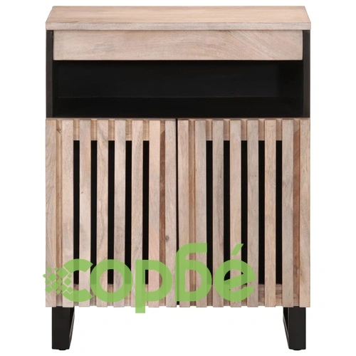 Бюфет, 60x34x75 см, мангово дърво масив ➤ топ цена ➤ sorbe.bg