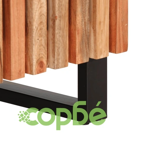 Бюфет, 60x34x75 см, акациево дърво масив ➤ топ цена ➤ sorbe.bg