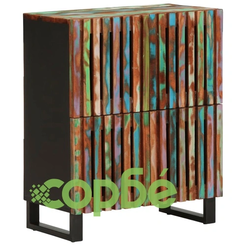 Бюфет, 60x34x75 см, акациево дърво масив ➤ топ цена ➤ sorbe.bg