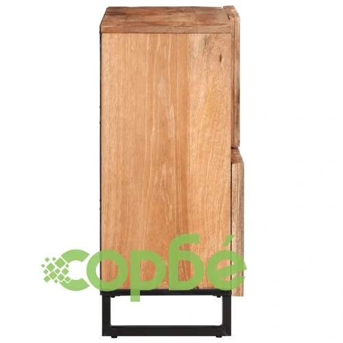 Бюфет, 80x34x75 см, грубо мангово дърво масив ➤ топ цена ➤ sorbe.bg