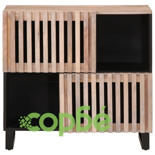 Бюфет, 80x34x75 см, мангово дърво масив ➤ топ цена ➤ sorbe.bg