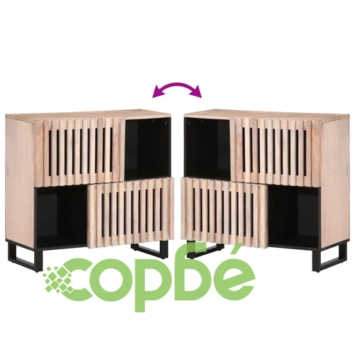 Бюфет, 80x34x75 см, мангово дърво масив ➤ топ цена ➤ sorbe.bg