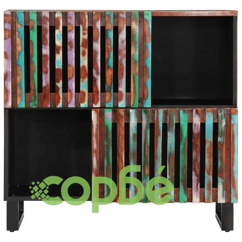 Бюфет, 80x34x75 см, акациево дърво масив ➤ топ цена ➤ sorbe.bg