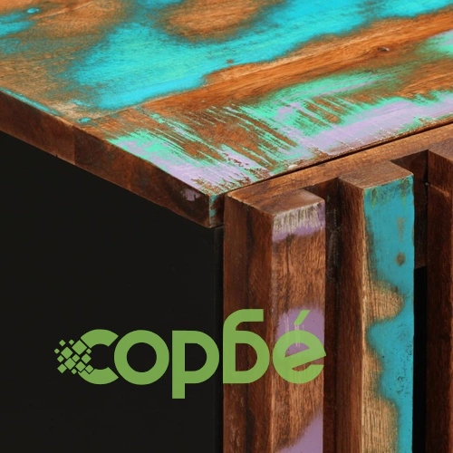 Бюфет, 80x34x75 см, акациево дърво масив ➤ топ цена ➤ sorbe.bg