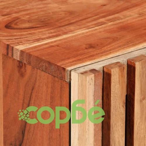 Бюфет, 90x34x75 см, акациево дърво масив ➤ топ цена ➤ sorbe.bg
