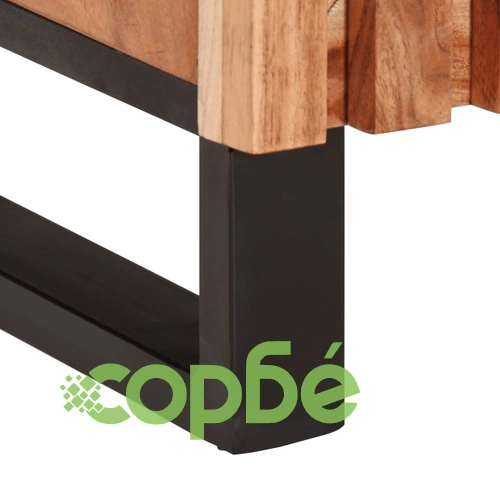 Бюфет, 90x34x75 см, акациево дърво масив ➤ топ цена ➤ sorbe.bg