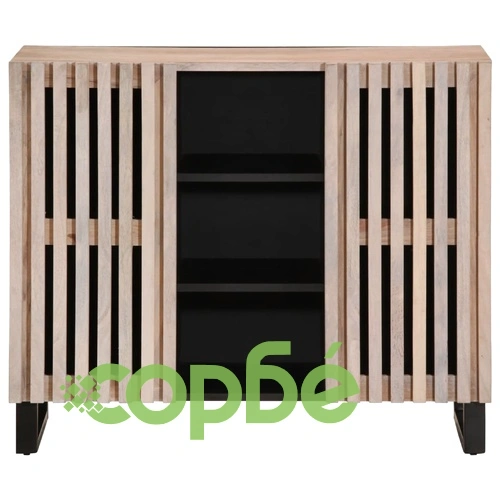 Бюфет, 90x34x75 см, мангово дърво масив ➤ топ цена ➤ sorbe.bg