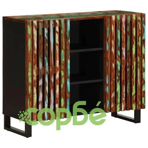 Бюфет, 90x34x75 см, акациево дърво масив ➤ топ цена ➤ sorbe.bg