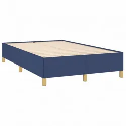 Рамка за легло, синя, 120x190 см, текстил