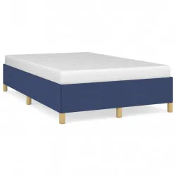 Рамка за легло, синя, 120x190 см, текстил