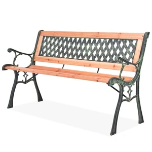 Градинска пейка, 122 cм, дърво