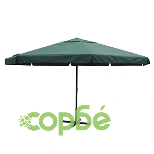 Чадър за слънце, 500 см, зелен  ➤ топ цена ➤ sorbe.bg