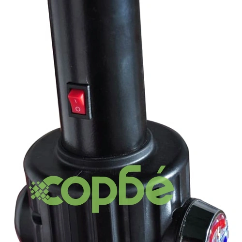 Чадър за слънце с LED светлини, бял, 240 см. ➤ топ цена ➤ sorbe.bg