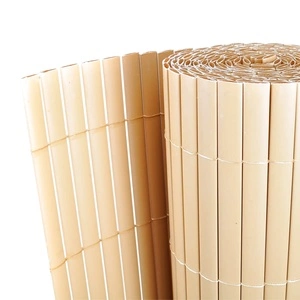 Ограден панел, PVC, 90x300 см, жълт