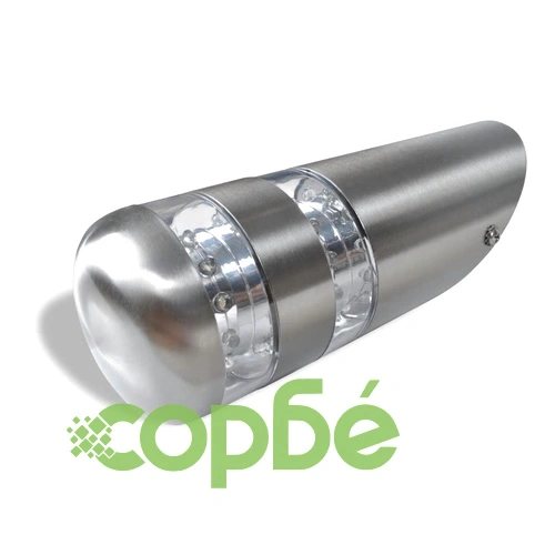 LED лампа за стена от неръждаема стомана с включени крушки ➤ топ цена ➤ sorbe.bg