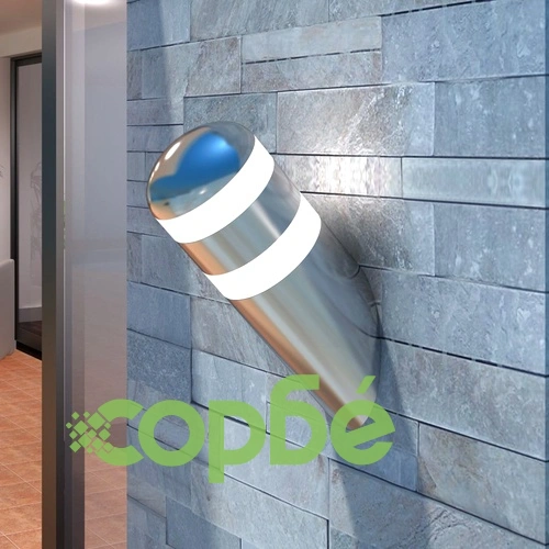 LED лампа за стена от неръждаема стомана с включени крушки ➤ топ цена ➤ sorbe.bg