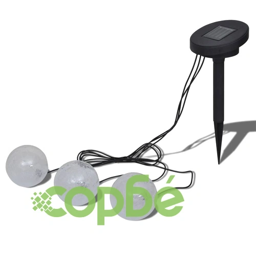 Плуващи соларни LED лампи – сфери за басейн – 3 бр. ➤ топ цена ➤ sorbe.bg
