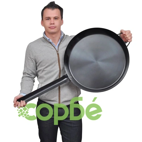 Стоманен тиган за паеля 51 см ➤ топ цена ➤ sorbe.bg