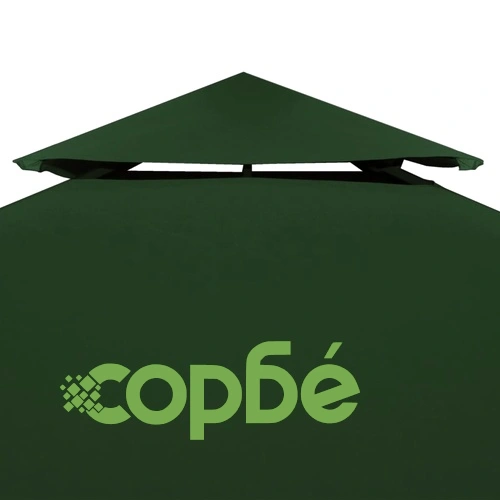 Покривало за шатра, резервно, зелено, 310 гр/м², 3х3 м ➤ топ цена ➤ sorbe.bg