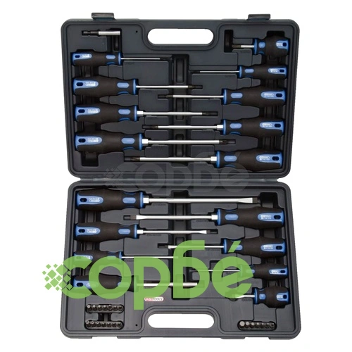 KS Tools комплект отвертки и накрайници за отвертки, 39 броя ➤ топ цена ➤ sorbe.bg