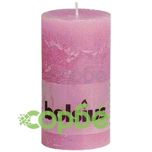 Bolsius класически свещи 130 x 68 мм, цвят розов - 6 броя ➤ топ цена ➤ sorbe.bg