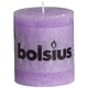 Bolsius Класически свещи 80 x 68 мм, цвят виолетов - 6 броя