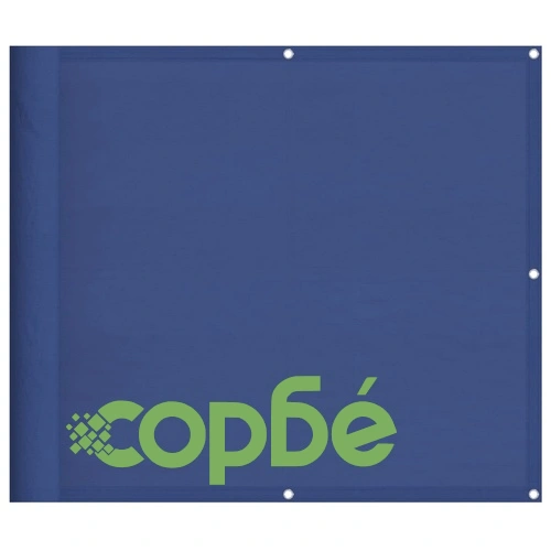 Балконски параван син 90x800 см 100% полиестер оксфорд ➤ топ цена ➤ sorbe.bg