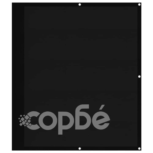 Балконски параван черен 120x700 см 100% полиестер оксфорд ➤ топ цена ➤ sorbe.bg