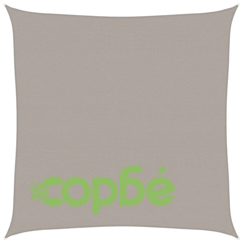 Платно-сенник, 160 г/м², квадратна, светлосив, 6x6 м, HDPE ➤ топ цена ➤ sorbe.bg