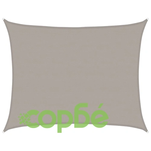 Платно-сенник, 160 г/м², правоъгълно, светлосиво, 6x7 м, HDPE ➤ топ цена ➤ sorbe.bg