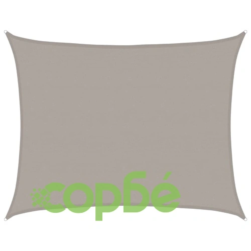 Платно-сенник, 160 г/м², правоъгълно, светлосиво, 6x8 м, HDPE ➤ топ цена ➤ sorbe.bg